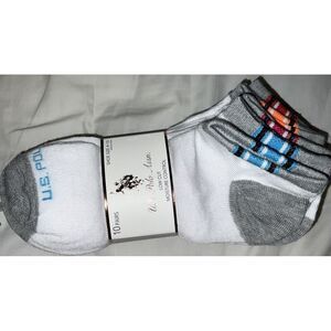 10 Pair of U.S.‎ Polo Assn. Women's Low Cut Moisture Control Socks